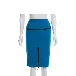 Kelly Wearstler Blue knee length‎ skirt size small